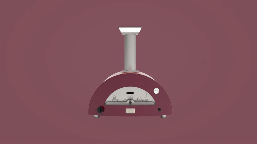 Alfa 2 Pizze Moderno Hybrid Pizza Oven Gas or Wood Cooks 2 pizzas