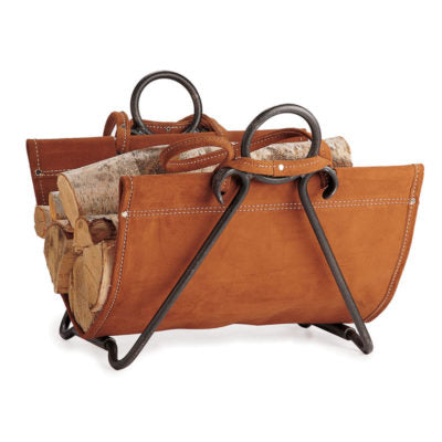 Wood holder basket for the Center of the room See through Fireplace Wood Stove