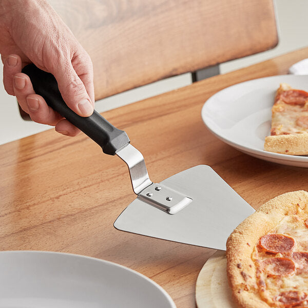 CHICAGO BRICK OVEN 13 1/4" EXTRA LARGE PIZZA PIE SERVER WITH BLACK OFFSET HANDLE