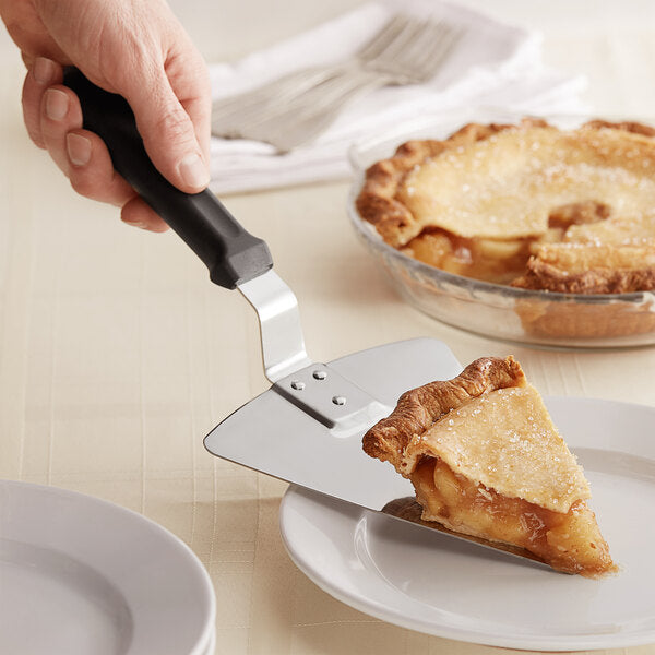 CHICAGO BRICK OVEN 13 1/4" EXTRA LARGE PIZZA PIE SERVER WITH BLACK OFFSET HANDLE