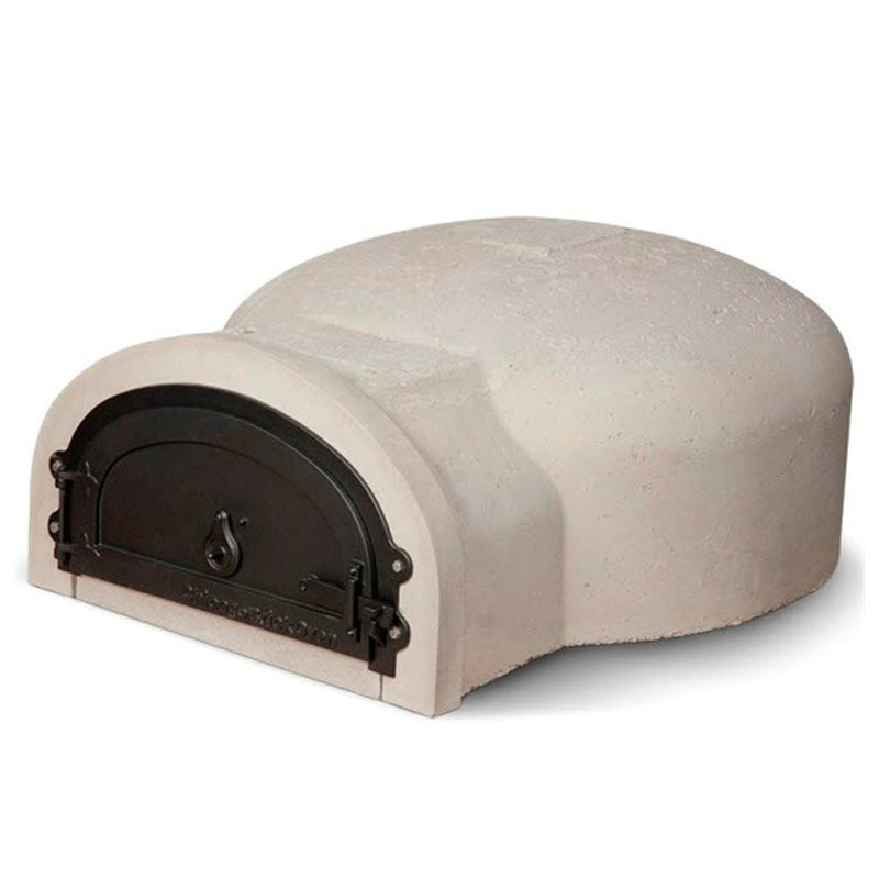 Brick outdoor Wood Gas Hybrid pizza oven with wood storage on a patio outdoor kitchen setup ready to make your perfect outdoor kitchen. CBO 750 Hybrid Pizza Oven, dual fuel pizza oven, outdoor wood fired pizza oven, natural gas pizza oven, DIY pizza oven kit, residential countertop pizza oven, Chicago Brick Oven, backyard pizza oven, outdoor kitchen pizza oven, hybrid pizza oven for home. Alfa Pizza Oven 3 pizze but better made in America with built in Gas BBQ LPG NG Pizza Oven Wood Burning Ooni Gozney