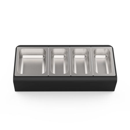 TOPPING STATION 4 TRAYS W/ LIDS