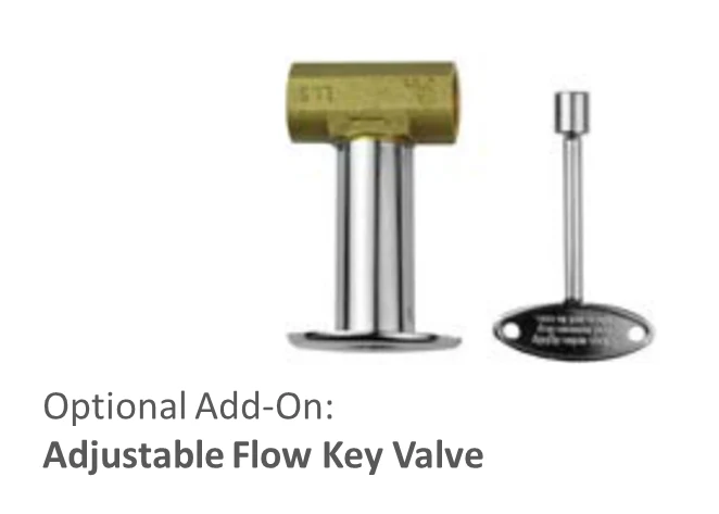 Iron Flow key Valve of Fire and Water Bowl for Luxury Pool