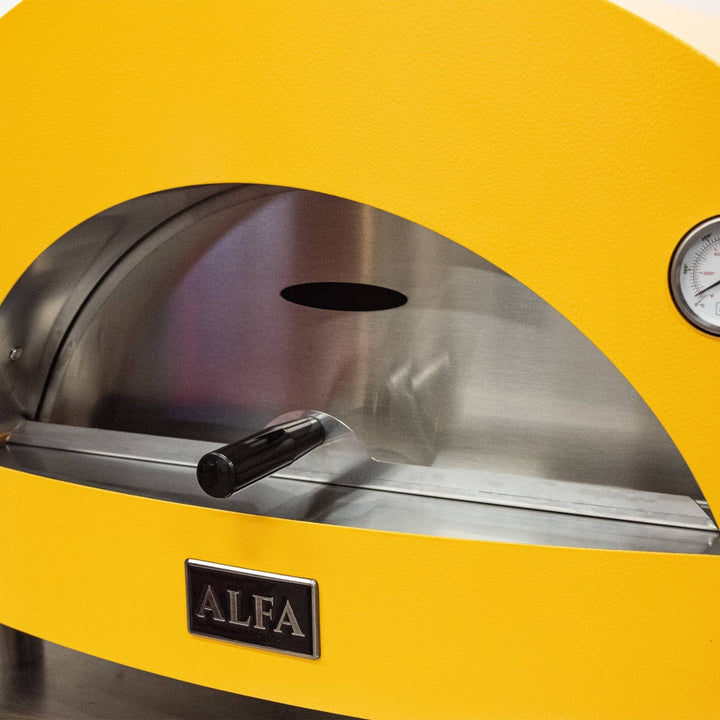 Alfa Moderno 2pizze in Brick Red with the stand and Hyrbid kit - they also make a Low and slow kit for these pizza ovens. far higher quality than the Ooni Solo Stove pizza oven and Blackstone Pizza oven and Gozney Pizza Oven all made in China