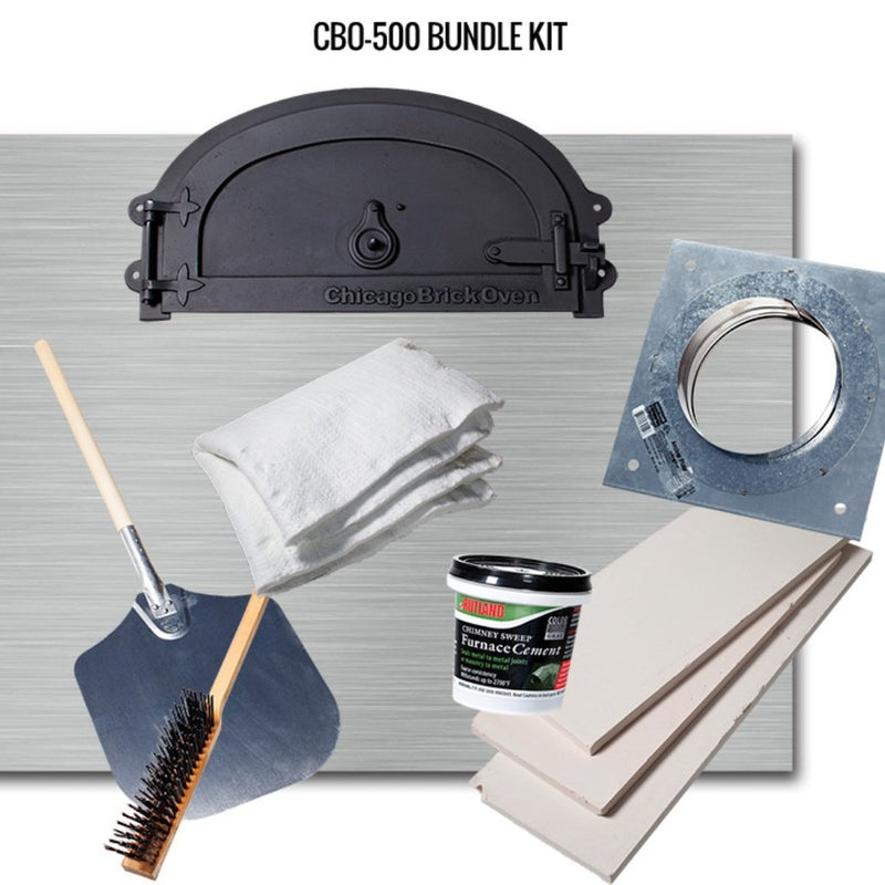 CBO 500 DIY Pizza Oven Kit WOOD FIRED PIZZA OVEN 27" X 22" COOKING SURFACE