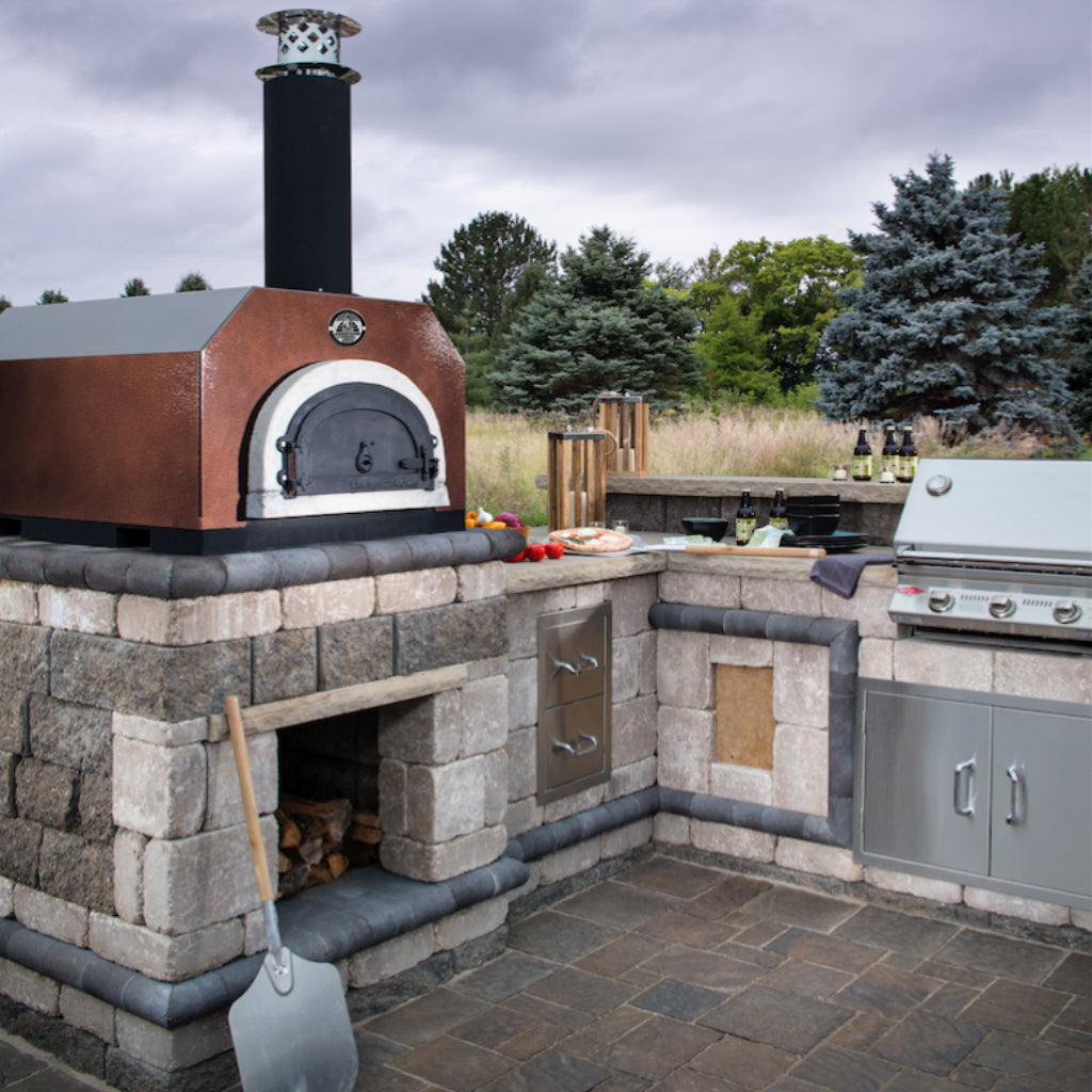 Chicago Brick Oven is a pizza oven that is handmade in the USA. These are made to order specifically for you.