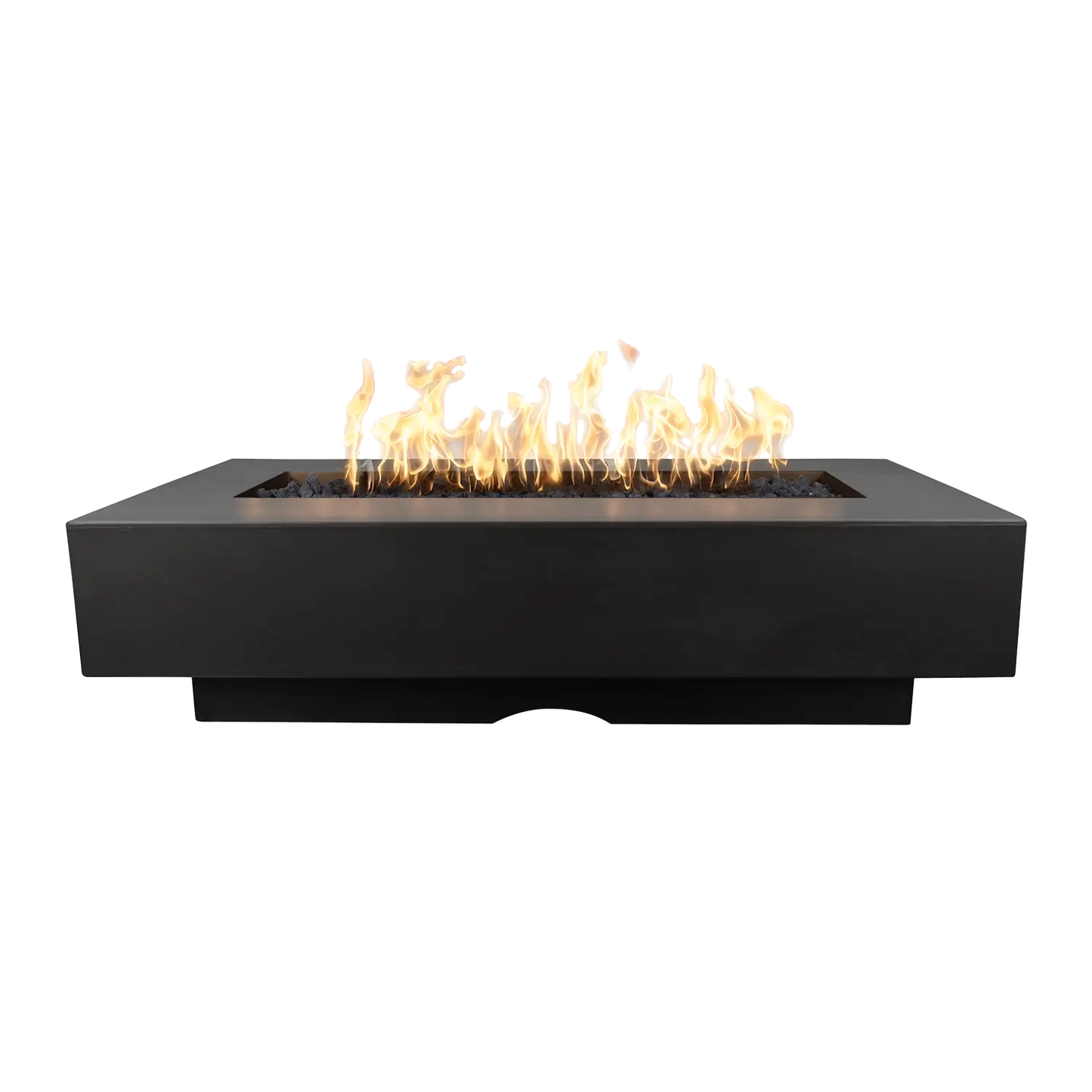 Del Mar GFRC Concrete Rectangle Natural Gas Fire Pit Table