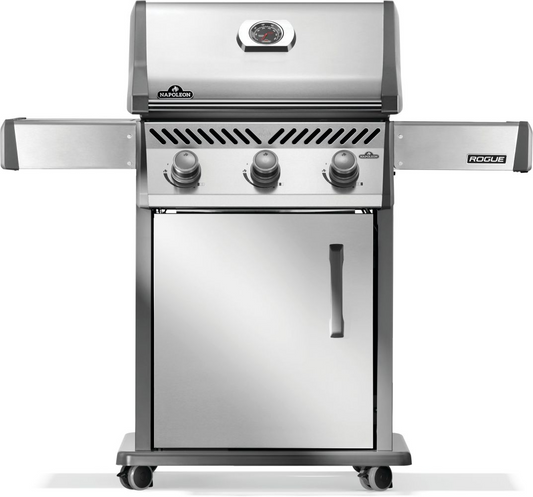 Stainless Steel Napoleon rogue series 425 gas grill