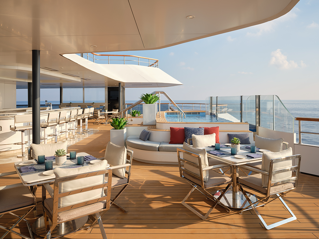 Superyacht view with ceiling mount 2300 watts white bromic platinum smart-heat electric marine heater
