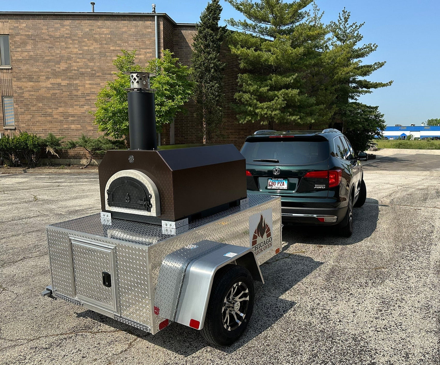 CBO 750 Tailgater Wood Fired Pizza Oven - Ready To Go 38" X 28" cooking surface