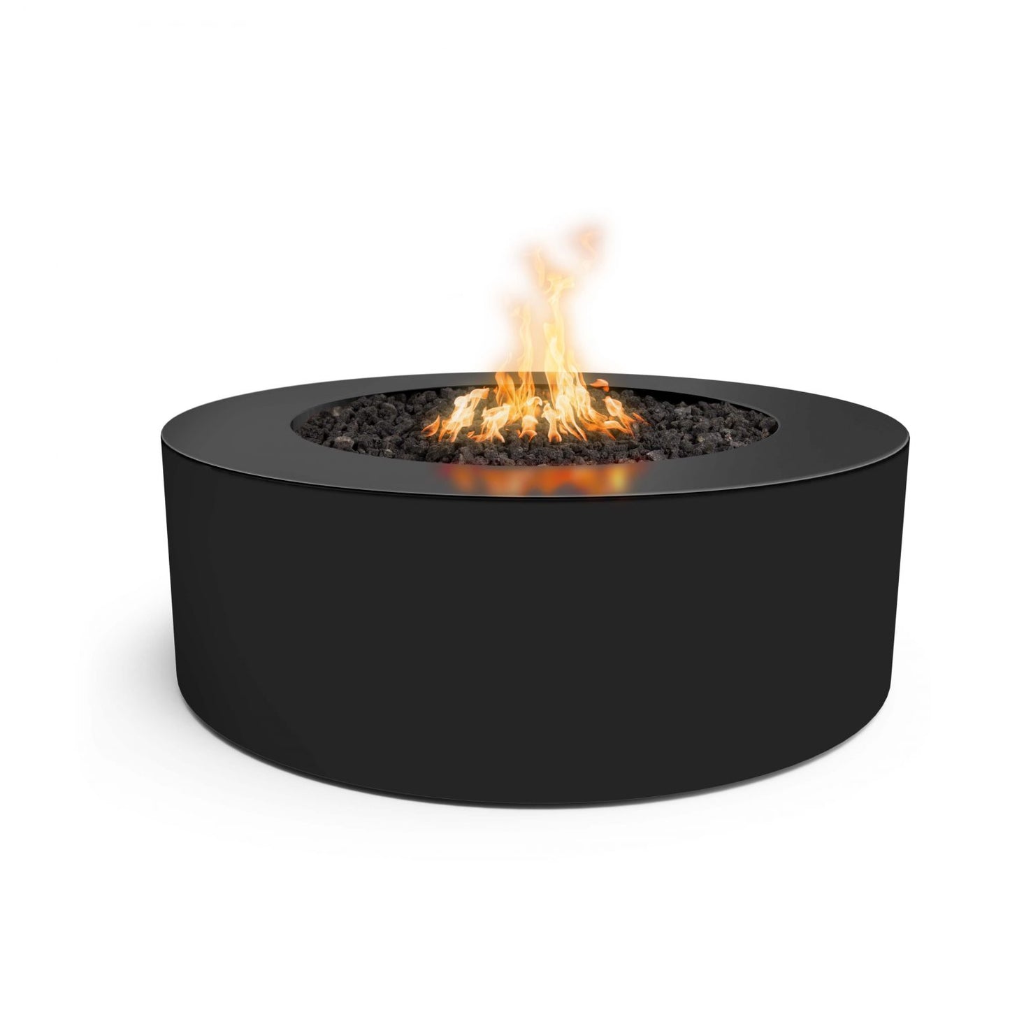 Powdered coated 24" Tall Unity Fire pit with white background