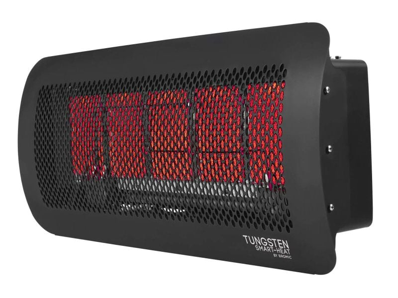 Angle view of Bromic Tungsten 500 series Smart-heat Propane heater LP- 43,000