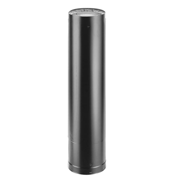 DuraVent 6"/7"/8" DVL Double-Wall Black Stovepipe Telescoping Length