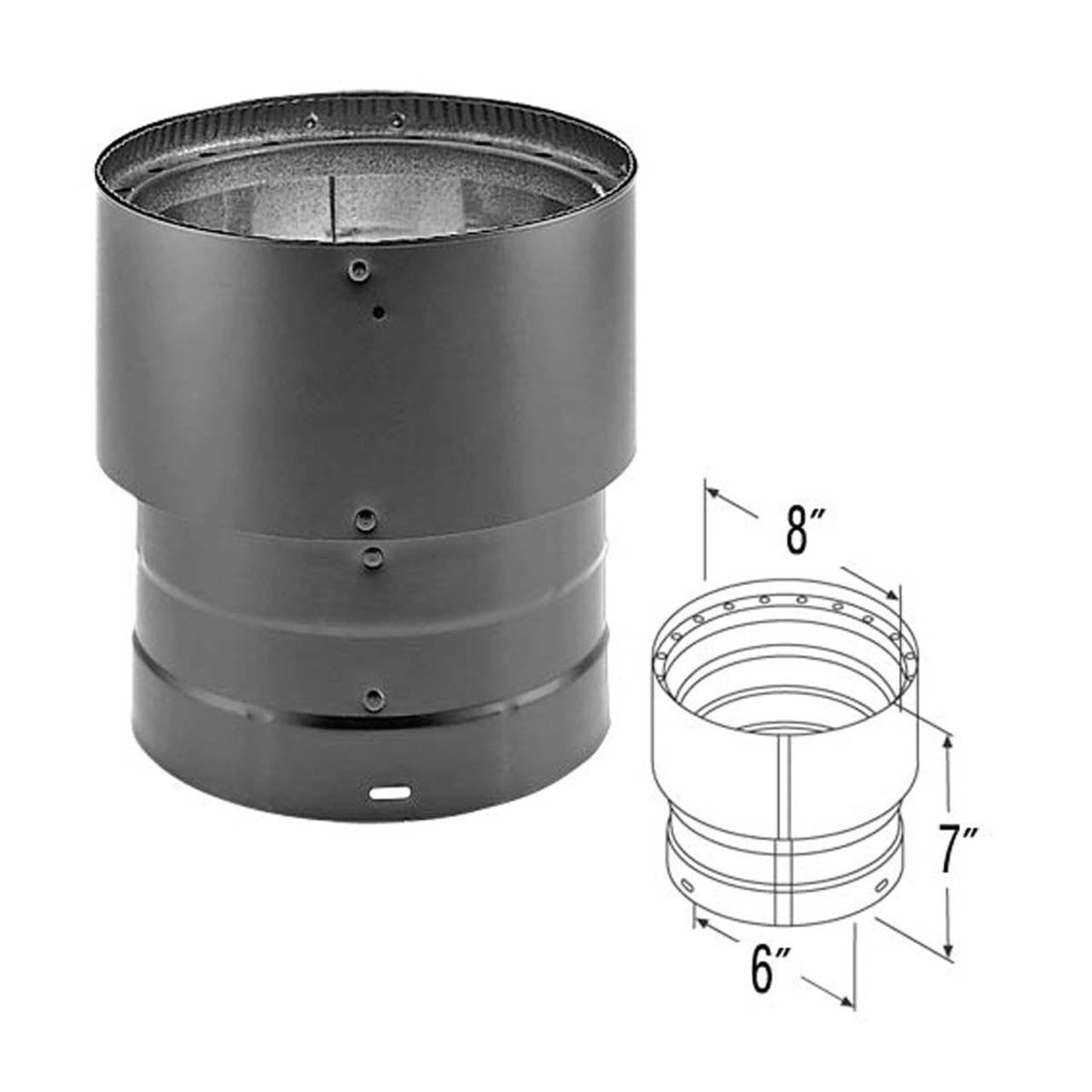 8'' DVL 7'' to 8''/ 8" DVL 6" to 8 Increaser