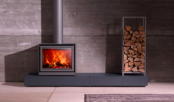 Stûv 16 Wood Burning Stove 58 and 68 Cube Fireplace