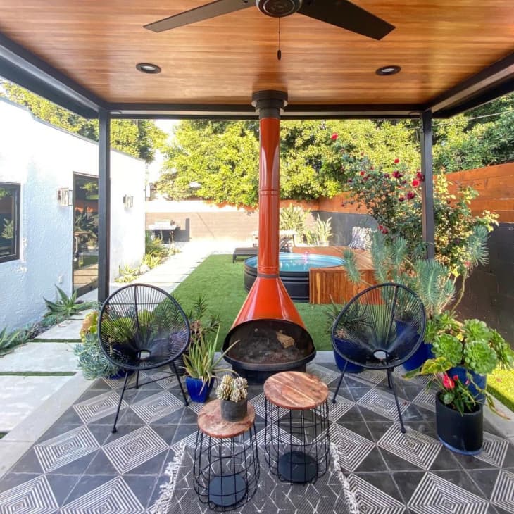 The Wood Burning MALM Zircon High Sierra. This can be used indoor or outdoor