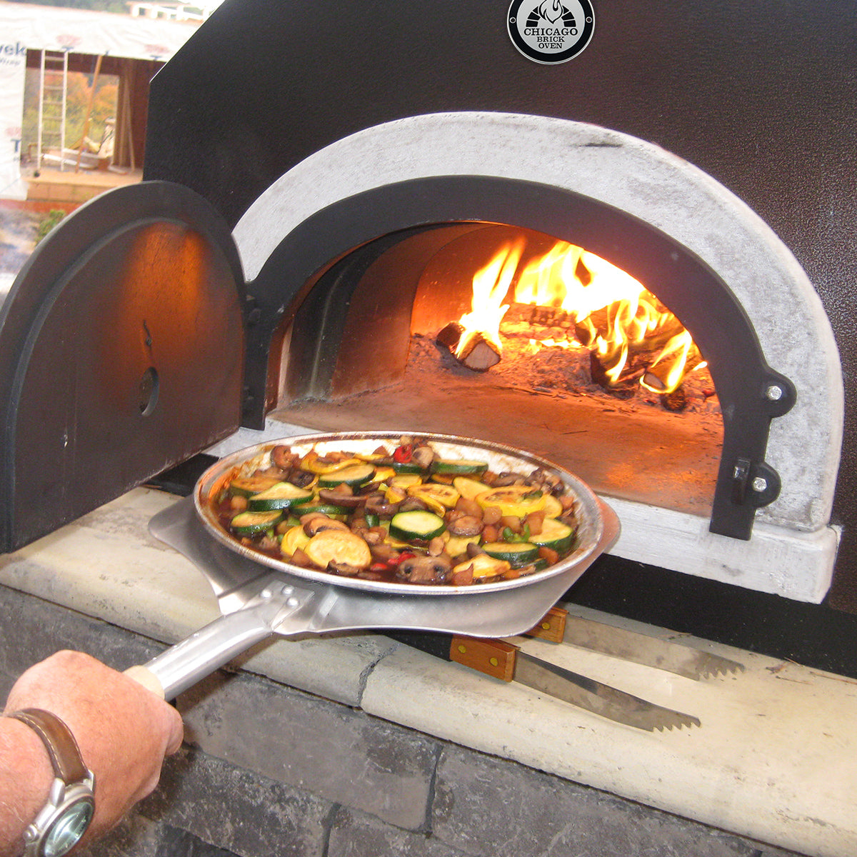 CBO 750 Countertop Wood Fired Pizza Oven - 38" x 28" Cooking Surface