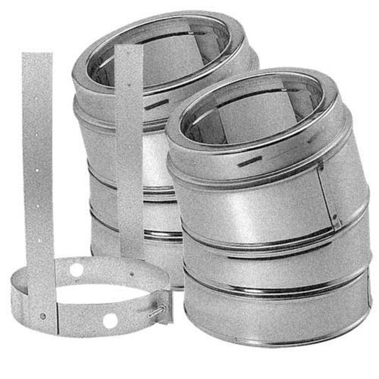 DuraTech, Chimney Pipe, Smokey Mountain Fireplaces, Elbow Kit,