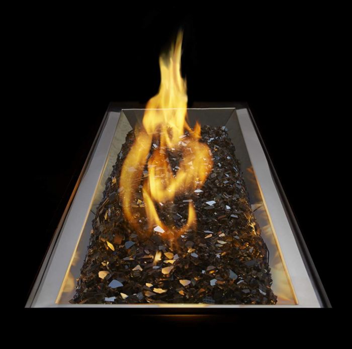 Napoleon STTR1-BZ St. Tropez Patio Flame Fire Table, Rectangular