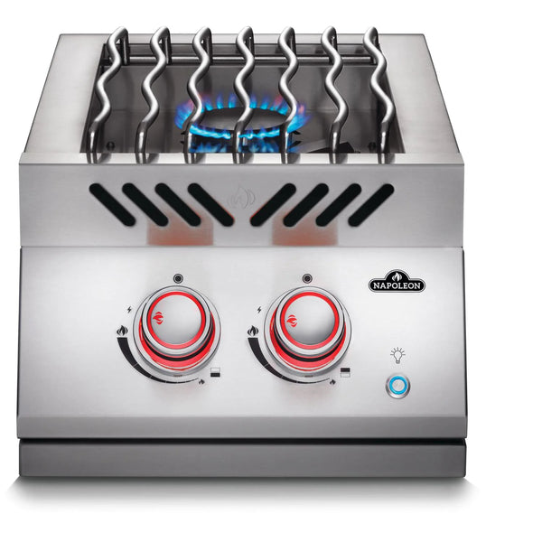 Napoleon Built-In 700 Series Inline Propane Dual Range Top Burner with Stainless Steel Cover