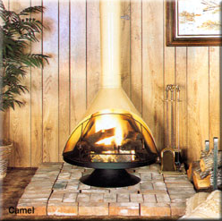 Bright colored MCM firepalce in crazy colors of your choice made to order by Smokey Mountain Fireplaces