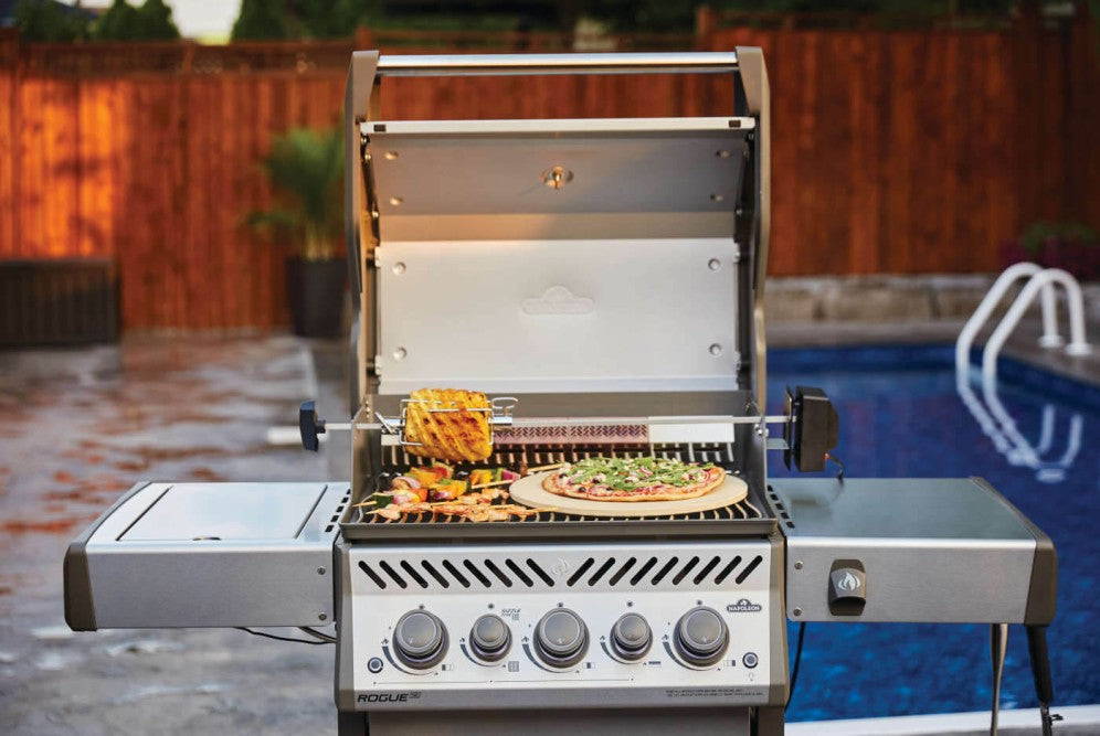 7 Burners, Napoleon, Prestige Pro, Gas, Propane, Burner, Grill, Rsib, Phantom, Travelq, Prestige® Series, Black, Stainless Steel, Rogue® Se Series