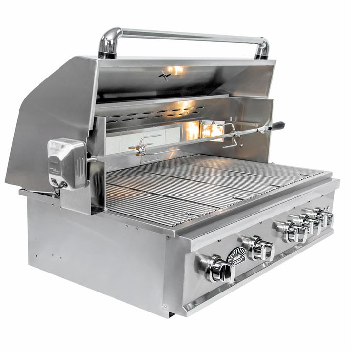 Sole Gourmet, Tr Series, Built-in 5-burner, Grill, Smokey Mountain, Led Controls, Luxury Series