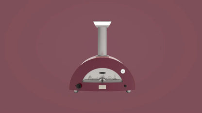 Alfa 2 Pizze Moderno Hybrid Pizza Oven Gas or Wood Cooks 2 pizzas
