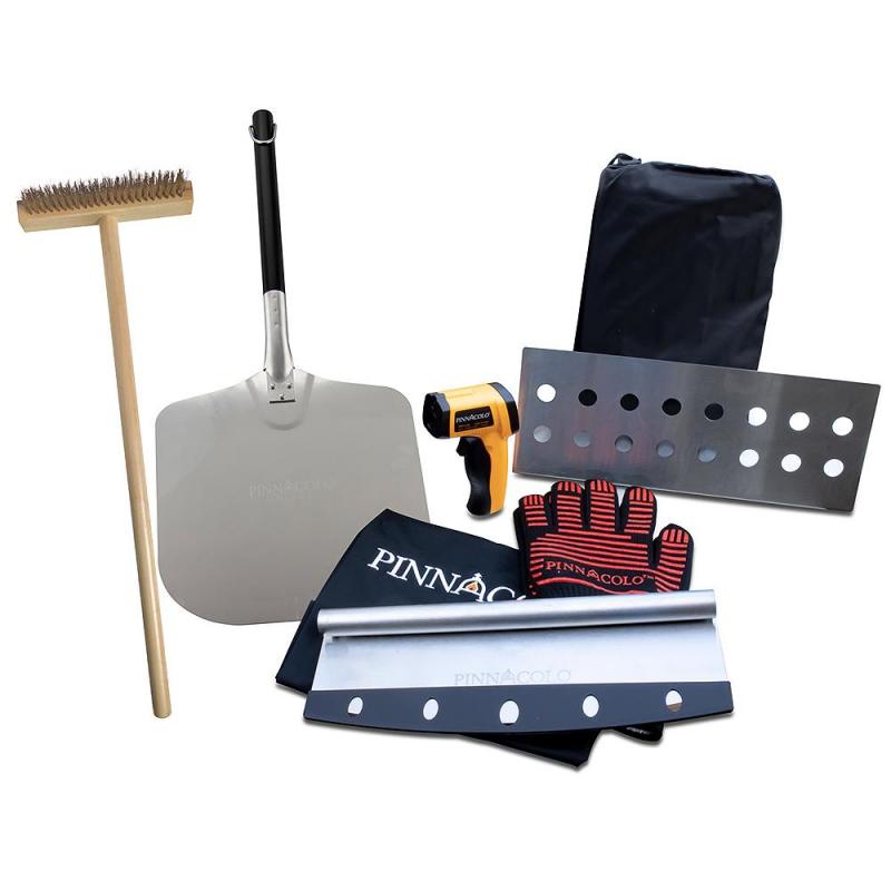 Pinnacolo Premio Wood Fired Pizza Oven | 78" Outdoor Cooking Fireplace - Free Accessories