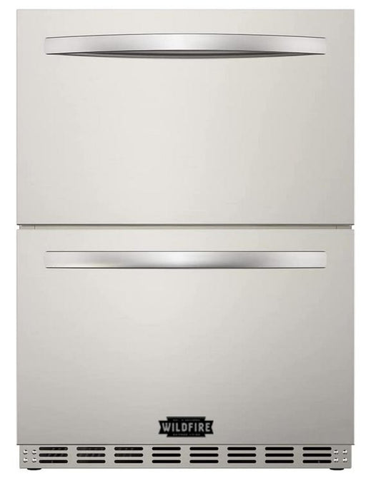 Wildfire 24" Dual Drawer Outdoor Fridge