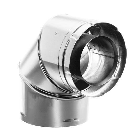 DuraVent 4” x 6 5⁄8” DirectVent Pro 90° Elbow