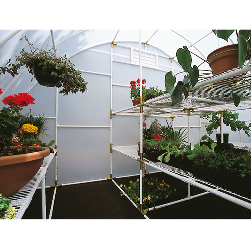 Interior view of 16' X 8' conservatory Outdoor greenhouse