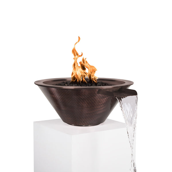 CAZO FIRE & WATER BOWL – HAMMERED PATINA COPPER