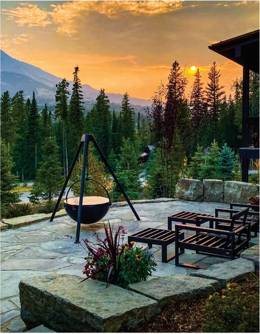 The cowboy Cauldron is one of the most beautiful and authentic hand made firepits you can purchase. Made in America these are made to last with great quality and a country style. this firepit you can move anywhere outdoor firepit that brings class and style to your backyard 