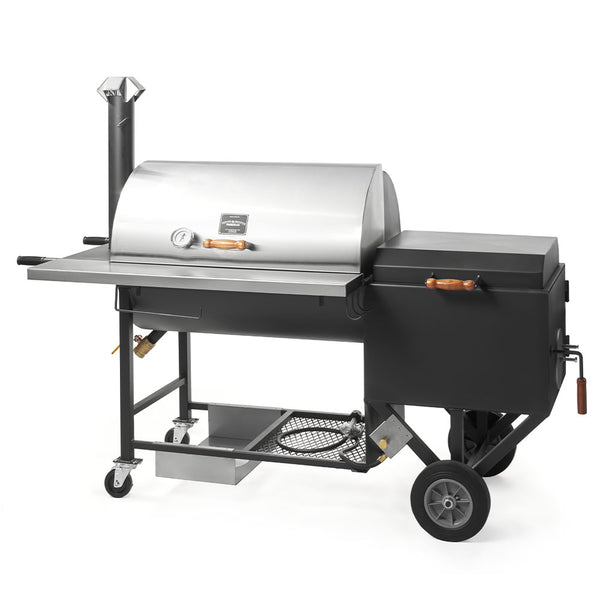 Pitts & Spitts, Ultimate Smoker Pit, Stainless Steel, Wood Burning, Firepit, Smokey Mountain, Fireplaces, Gas Firepit, Trapdoor, Wifi Module, Maverick, Modular Grate System