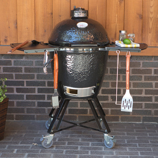 Smokey Mountain, Fireplaces, Primo, Grills, Outdoor Living, Burner, Fire, Primo Ceramic, Grill Head, XL 400, Kamado Grill