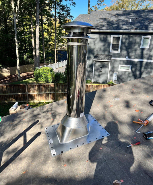 6" DT x 24" DuraTech Stainless Steel Chimney Pipe