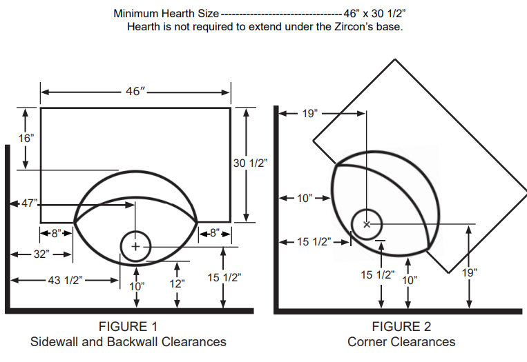 Zircon MCM Clearance High Sierra Clearance and drum style fireplace by malm