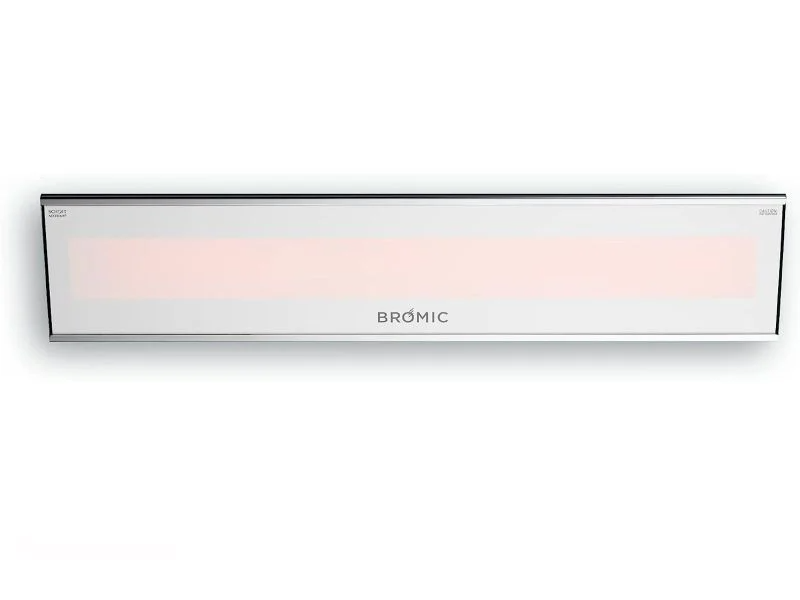 Front view 2300W white bromic platinum smart-heat electric marine heater