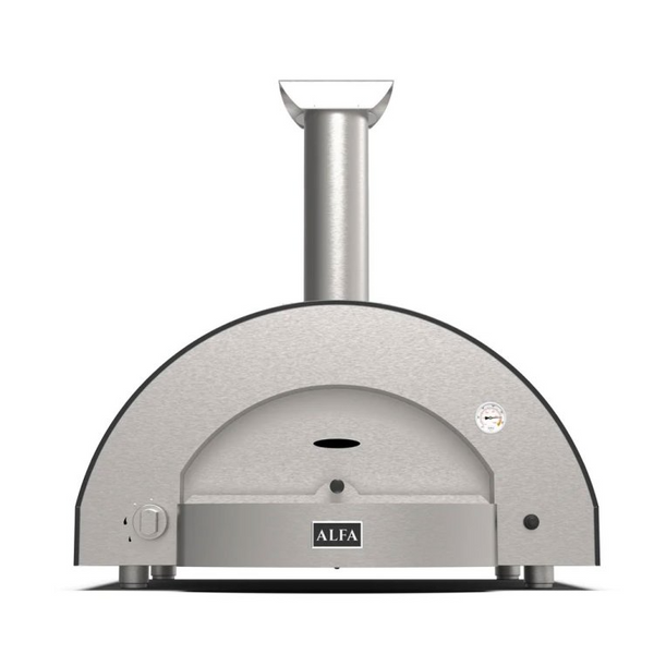 Alfa Classico 4 Pizze Gas-Fired Pizza Oven In Ardesia Grey