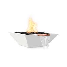 MAYA FIRE & WATER BOWL – WOOD GRAIN CONCRETE