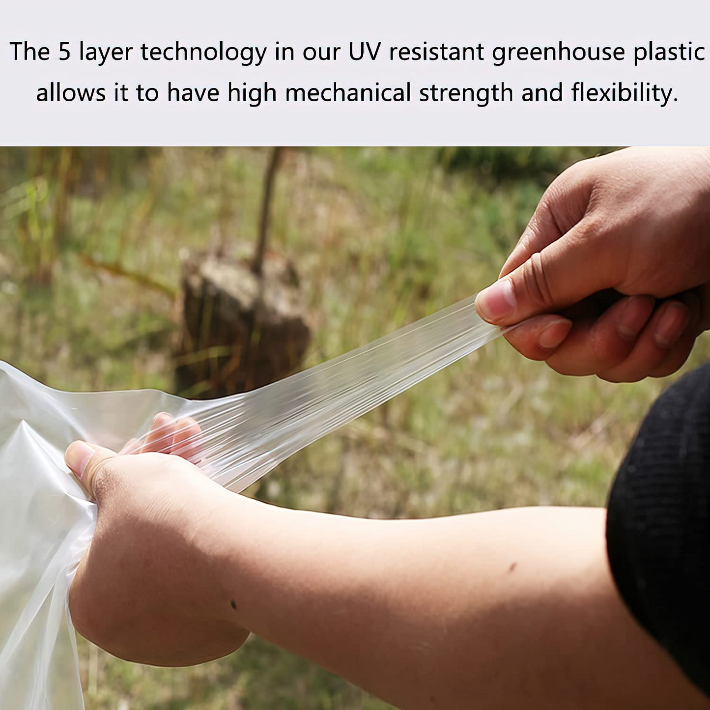 Griffin Sunmaster - 6 mil 4 year Clear UV Resistant Polythene Thermal Greenhouse Film