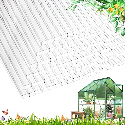 Griffin 8mm Twin Wall AF Clear Polygal Panels - Unbreakable High Impact Panels