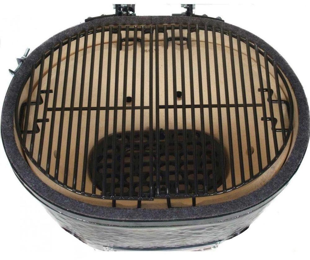 Primo Ceramic Charcoal Kamado Grill - All In One Series - Oval - XL 400 - PGCXLC