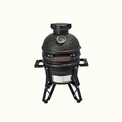 Freestanding BSTRD Urban compact kamado grill, outdoor cooking grill 