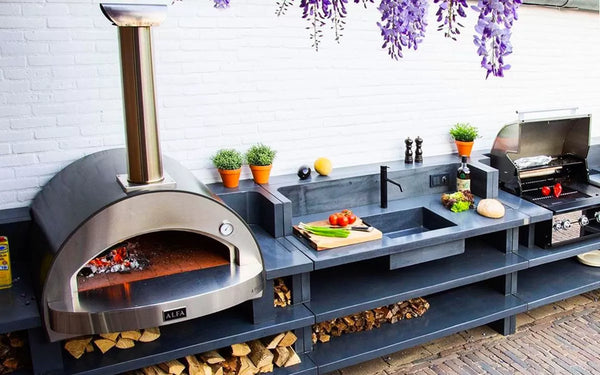 Alfa 4 Pizze Outdoor Pizza Oven Wood-Fired Pizza Oven