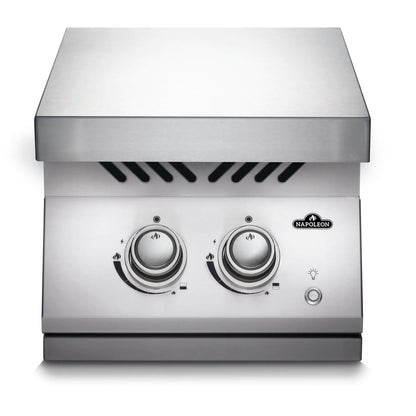 Napoleon Built-In 700 Series Inline Propane Dual Range Top Burner with Stainless Steel Cover