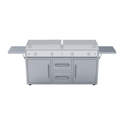 FREESTANDING CART,RANCH HAND GRIDDLES ,LE GRIDDLE,Le Griddle Cart, ELECTRIC , 4 BURNER GAS