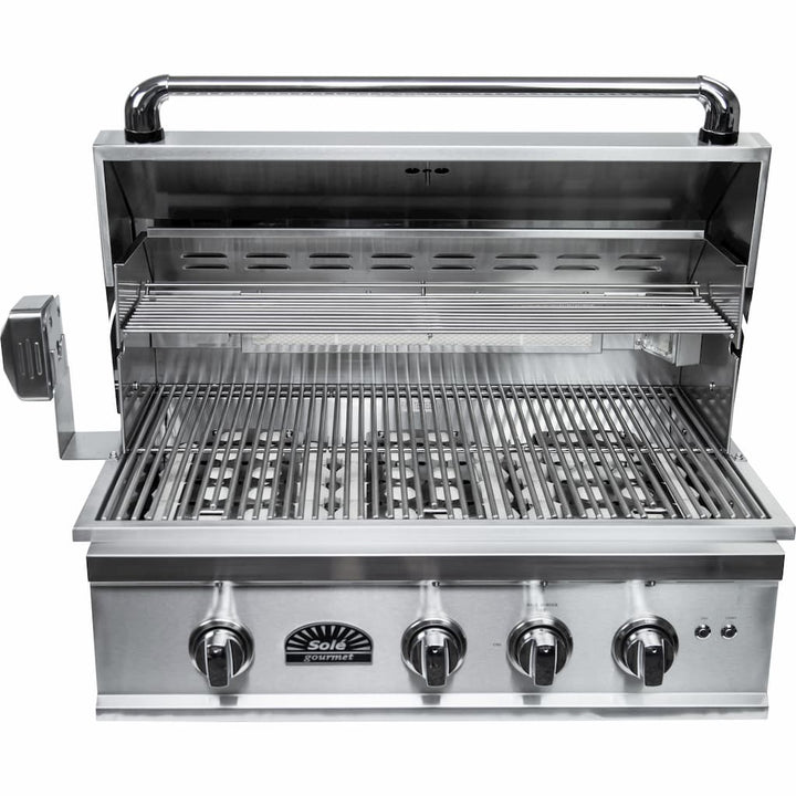 Sole Gourmet, Tr Series, Built-in 3-burner, Grill, Smokey Mountain, LED Controls