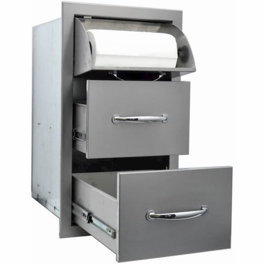 Sole Gourmet, Tr Series, Built-in 5-burner, Grill, Smokey Mountain, Led Controls, Luxury Series, Double Side Burner, Infrared Sear Burner, Infrared, Grill Cover, Double Door, Flat Frame, Enclosed Door/drawer Combo, Enclosed Trash Drawer, Enclosed Towel